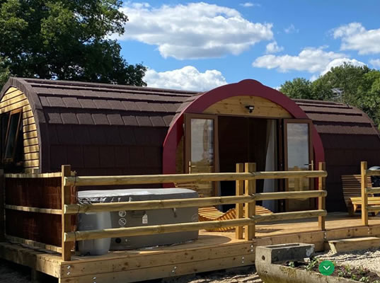 Luxury Gelli Glamping Pod Wales